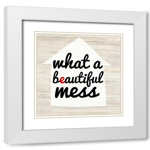 HOMEY 3 White Modern Wood Framed Art Print with Double Matting by Bryant, Lola