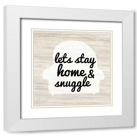 HOMEY 7 White Modern Wood Framed Art Print with Double Matting by Bryant, Lola