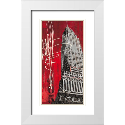 Lexington Avenue Icon White Modern Wood Framed Art Print with Double Matting by Taylor, Evangeline