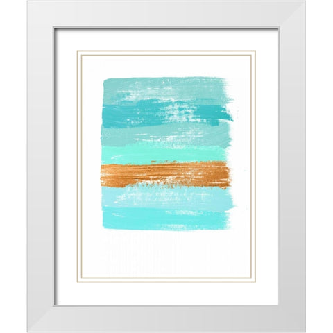 RefreshPalette White Modern Wood Framed Art Print with Double Matting by Taylor, Evangeline