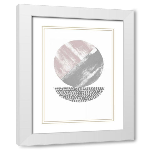 Perfect Balance White Modern Wood Framed Art Print with Double Matting by Taylor, Evangeline