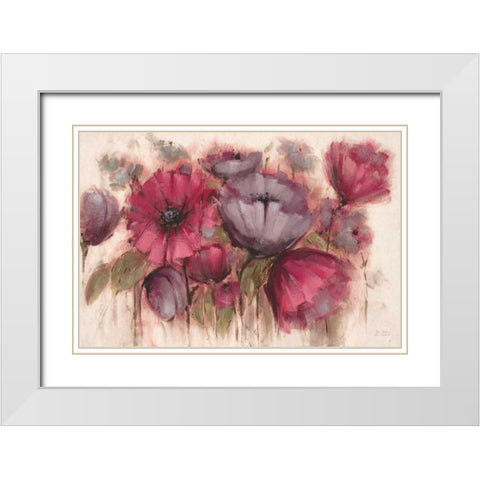 Garden Jaunts Panel White Modern Wood Framed Art Print with Double Matting by Art Atelier Alliance