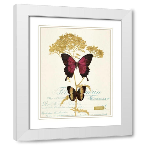 Art Atelier No.2 White Modern Wood Framed Art Print with Double Matting by Art Atelier Alliance