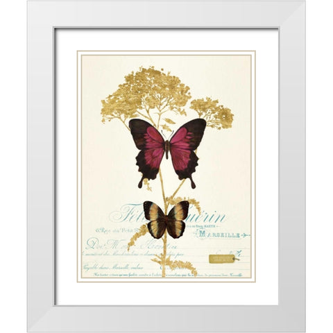 Art Atelier No.2 White Modern Wood Framed Art Print with Double Matting by Art Atelier Alliance