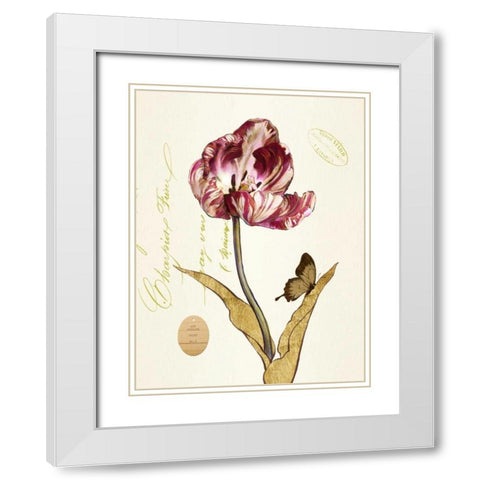 Art Atelier No.5 White Modern Wood Framed Art Print with Double Matting by Art Atelier Alliance