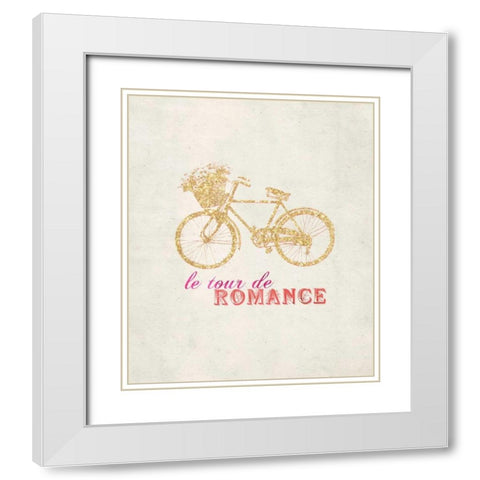 Romance Collection Tour White Modern Wood Framed Art Print with Double Matting by Amori, Miyo