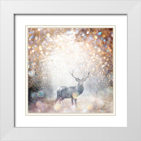 Mystical Forest 1 White Modern Wood Framed Art Print with Double Matting by Jakobs, Beau