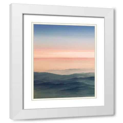 Between Earth and Sky 1 White Modern Wood Framed Art Print with Double Matting by Scott, Avery