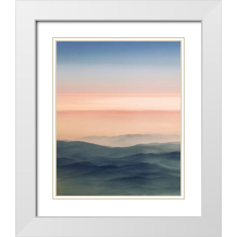 Between Earth and Sky 1 White Modern Wood Framed Art Print with Double Matting by Scott, Avery