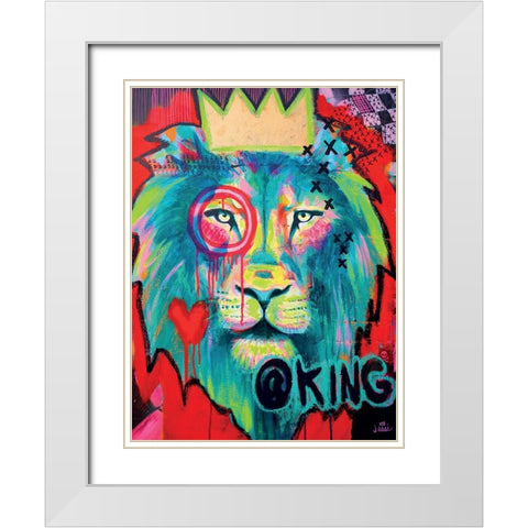 king White Modern Wood Framed Art Print with Double Matting by Dahlquist, Jessi
