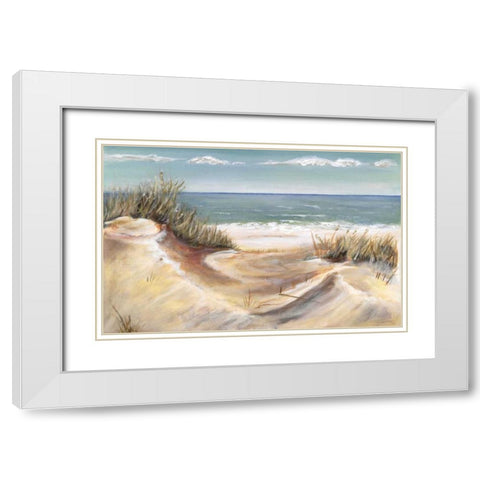 Dunes I White Modern Wood Framed Art Print with Double Matting by Eenhoorn, Alice