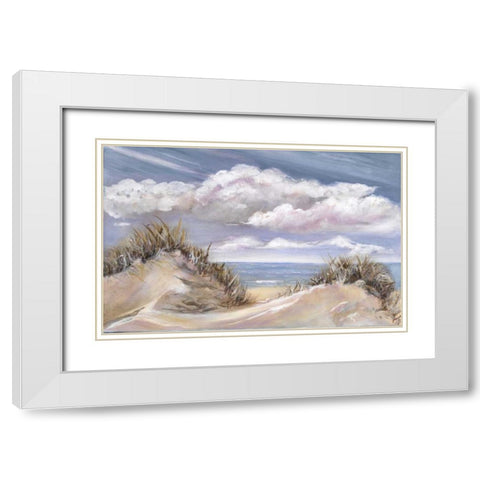 Dunes II White Modern Wood Framed Art Print with Double Matting by Eenhoorn, Alice