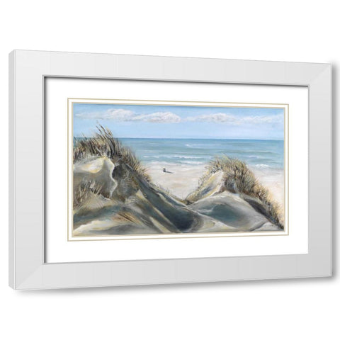 Dunes IV White Modern Wood Framed Art Print with Double Matting by Eenhoorn, Alice
