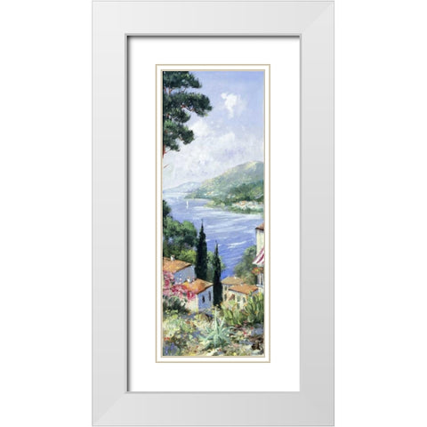 Italia II White Modern Wood Framed Art Print with Double Matting by Layne, Elise