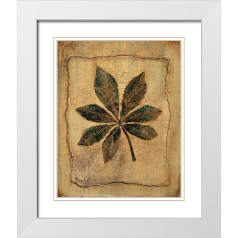 Autumn impression I White Modern Wood Framed Art Print with Double Matting by Withaar, Rian
