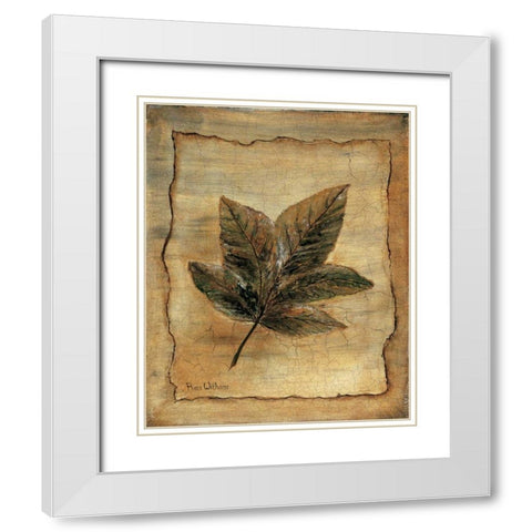 Autumn impression II White Modern Wood Framed Art Print with Double Matting by Withaar, Rian