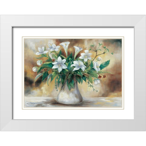 A combination of purity II White Modern Wood Framed Art Print with Double Matting by Withaar, Rian