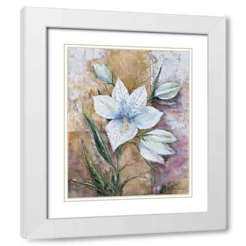 Its a gift White Modern Wood Framed Art Print with Double Matting by Withaar, Rian