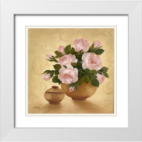 Subtile decorations III White Modern Wood Framed Art Print with Double Matting by Tobias, Horst