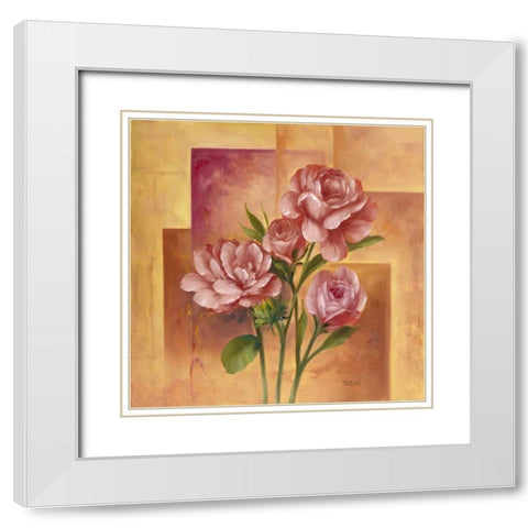 Seduction II White Modern Wood Framed Art Print with Double Matting by Tobias, Horst