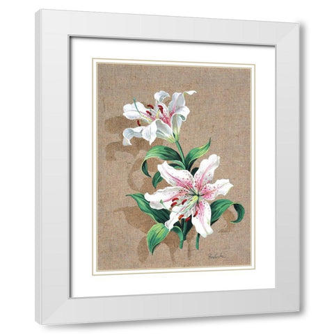 A canvas for 2 White Modern Wood Framed Art Print with Double Matting by Kumorek, Krysztov
