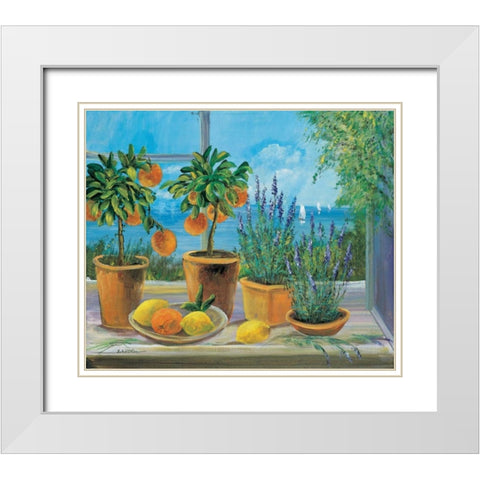 Creative compliments White Modern Wood Framed Art Print with Double Matting by Schottler, Katharina