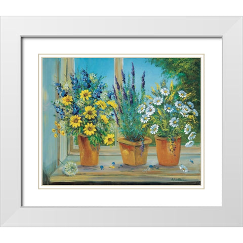 Capable creations White Modern Wood Framed Art Print with Double Matting by Schottler, Katharina