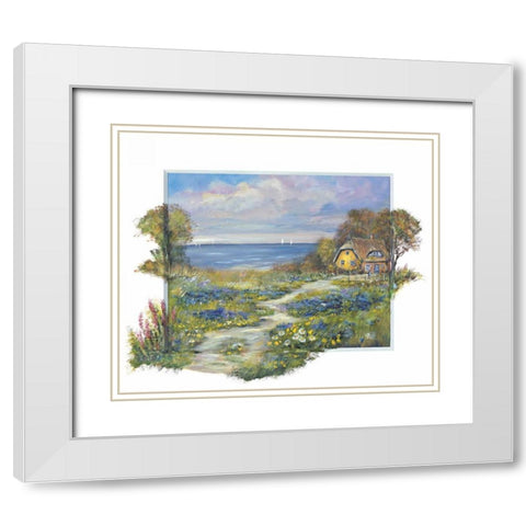 Time stood still White Modern Wood Framed Art Print with Double Matting by Schottler, Katharina