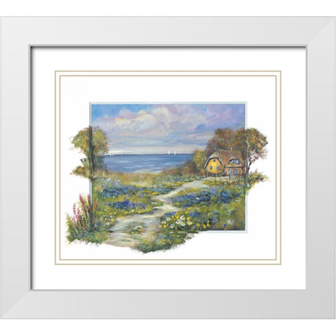 Time stood still White Modern Wood Framed Art Print with Double Matting by Schottler, Katharina