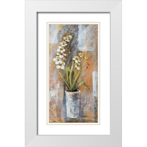 Botanical lll White Modern Wood Framed Art Print with Double Matting by Schottler, Katharina
