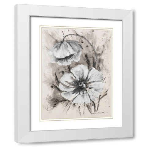 Greyton III White Modern Wood Framed Art Print with Double Matting by Schottler, Katharina