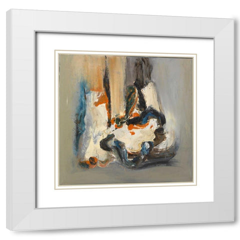 Movement II White Modern Wood Framed Art Print with Double Matting by van Engelshoven, Marie T
