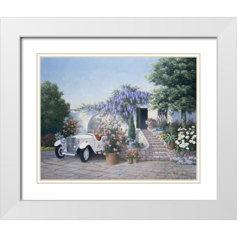 No more wishes White Modern Wood Framed Art Print with Double Matting by Motz, Peter