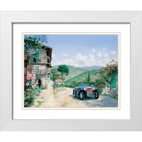 My pride White Modern Wood Framed Art Print with Double Matting by Motz, Peter