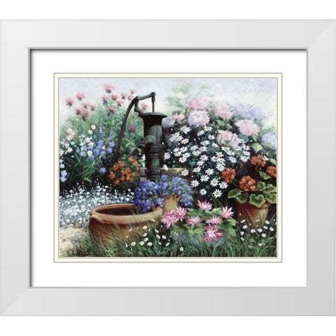 Time stood still White Modern Wood Framed Art Print with Double Matting by Motz, Peter