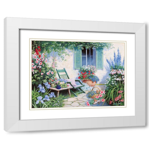 A beautiful spot White Modern Wood Framed Art Print with Double Matting by Motz, Peter