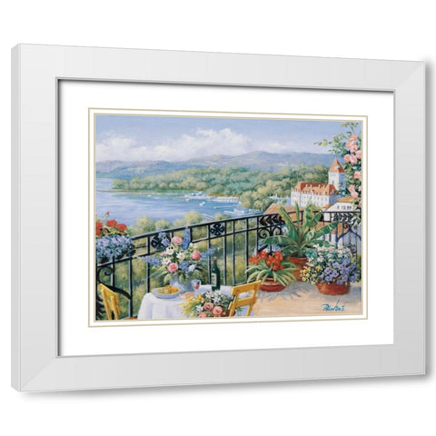 Unforgettable prospect White Modern Wood Framed Art Print with Double Matting by Motz, Peter