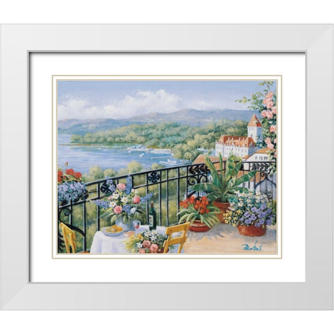 Unforgettable prospect White Modern Wood Framed Art Print with Double Matting by Motz, Peter