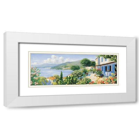 Swiss White Modern Wood Framed Art Print with Double Matting by Motz, Peter