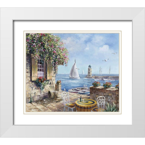 It was hereâ€¦ White Modern Wood Framed Art Print with Double Matting by Withaar, Reint