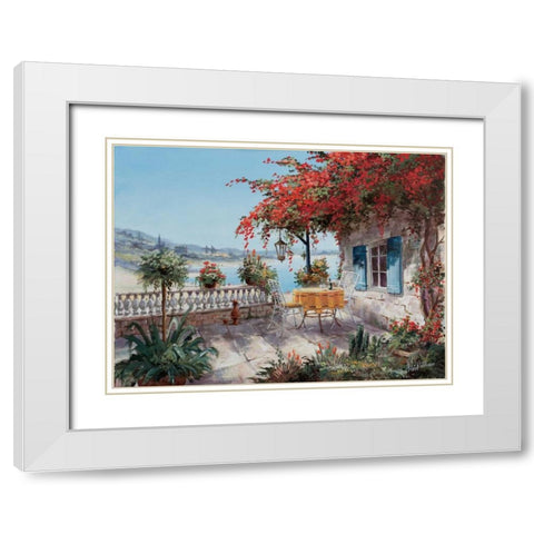 Everyones dream White Modern Wood Framed Art Print with Double Matting by Withaar, Reint