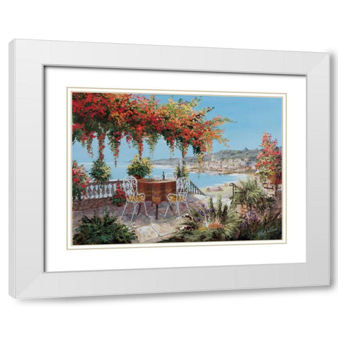 Makes my day perfect White Modern Wood Framed Art Print with Double Matting by Withaar, Reint