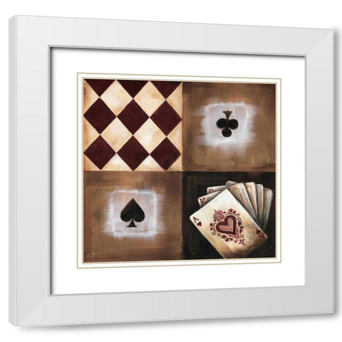 Flush White Modern Wood Framed Art Print with Double Matting by Fields, Wendy