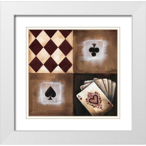 Flush White Modern Wood Framed Art Print with Double Matting by Fields, Wendy