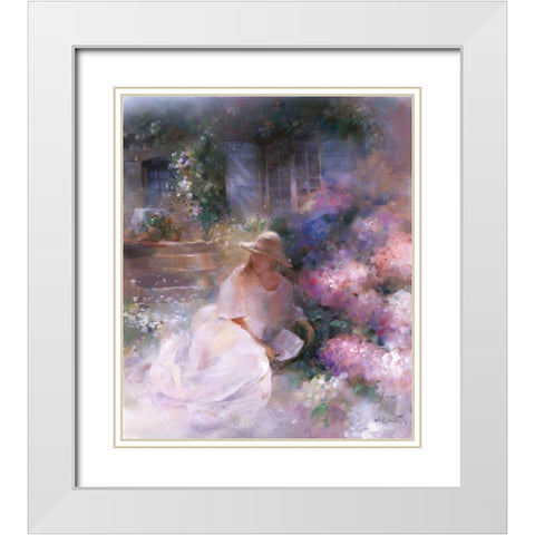 Sunday afternoon White Modern Wood Framed Art Print with Double Matting by Haenraets, Willem