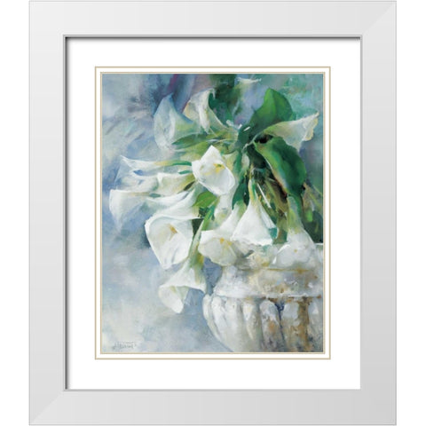 A memory captured White Modern Wood Framed Art Print with Double Matting by Haenraets, Willem