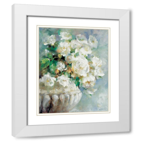 A vague memory White Modern Wood Framed Art Print with Double Matting by Haenraets, Willem