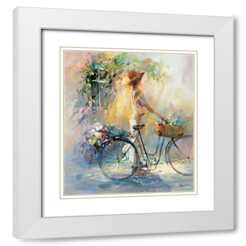 Go for a ride White Modern Wood Framed Art Print with Double Matting by Haenraets, Willem
