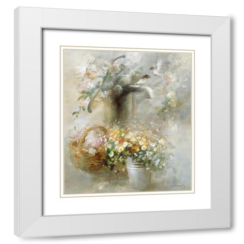 Soft touch White Modern Wood Framed Art Print with Double Matting by Haenraets, Willem