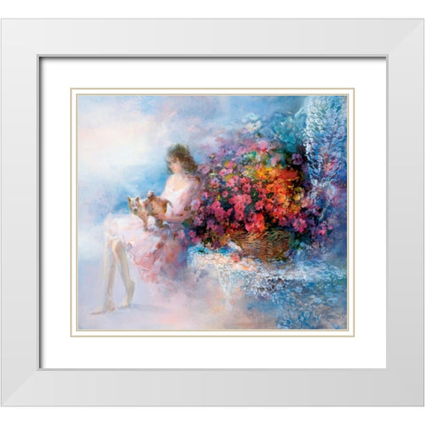 Special memories White Modern Wood Framed Art Print with Double Matting by Haenraets, Willem